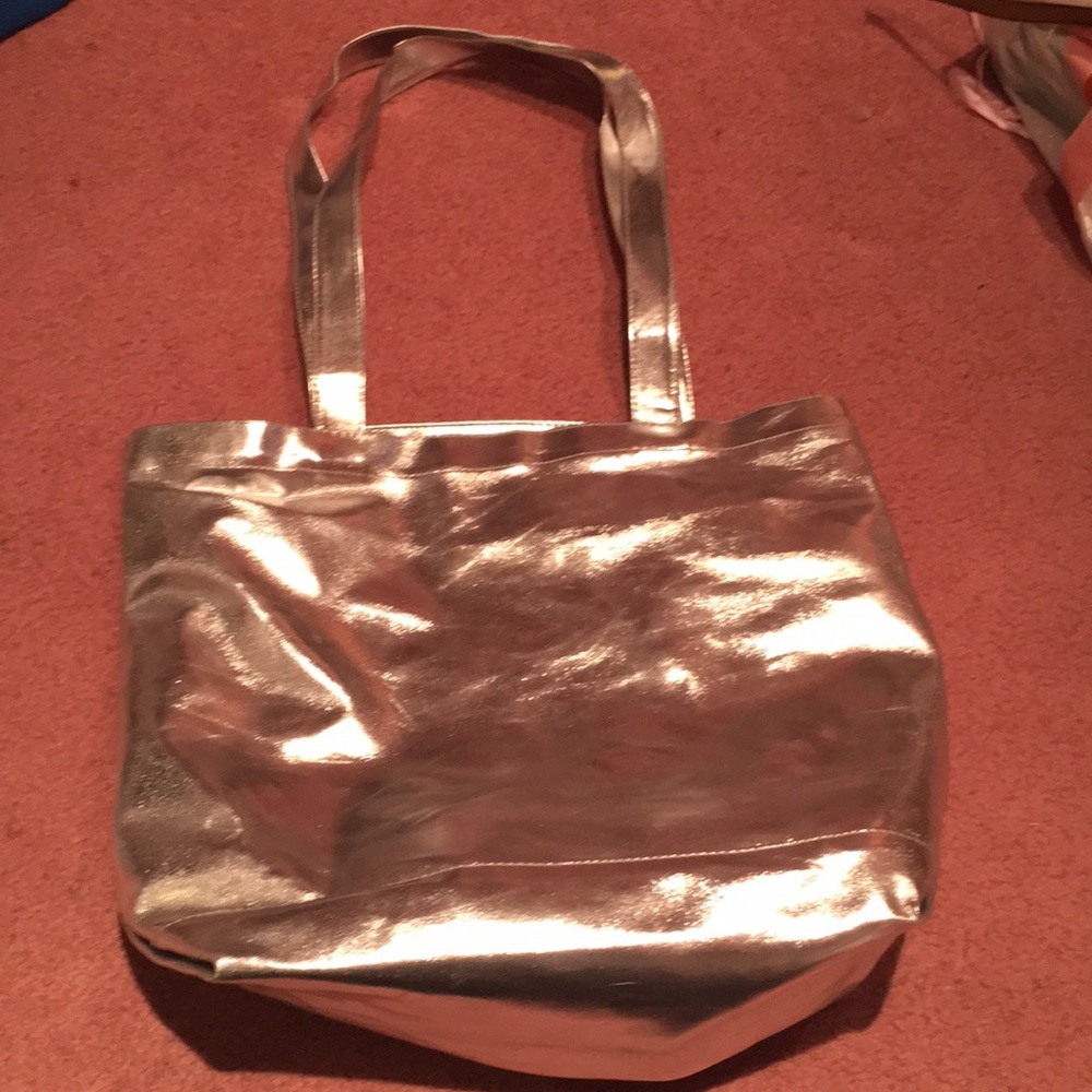 Silver carry bag